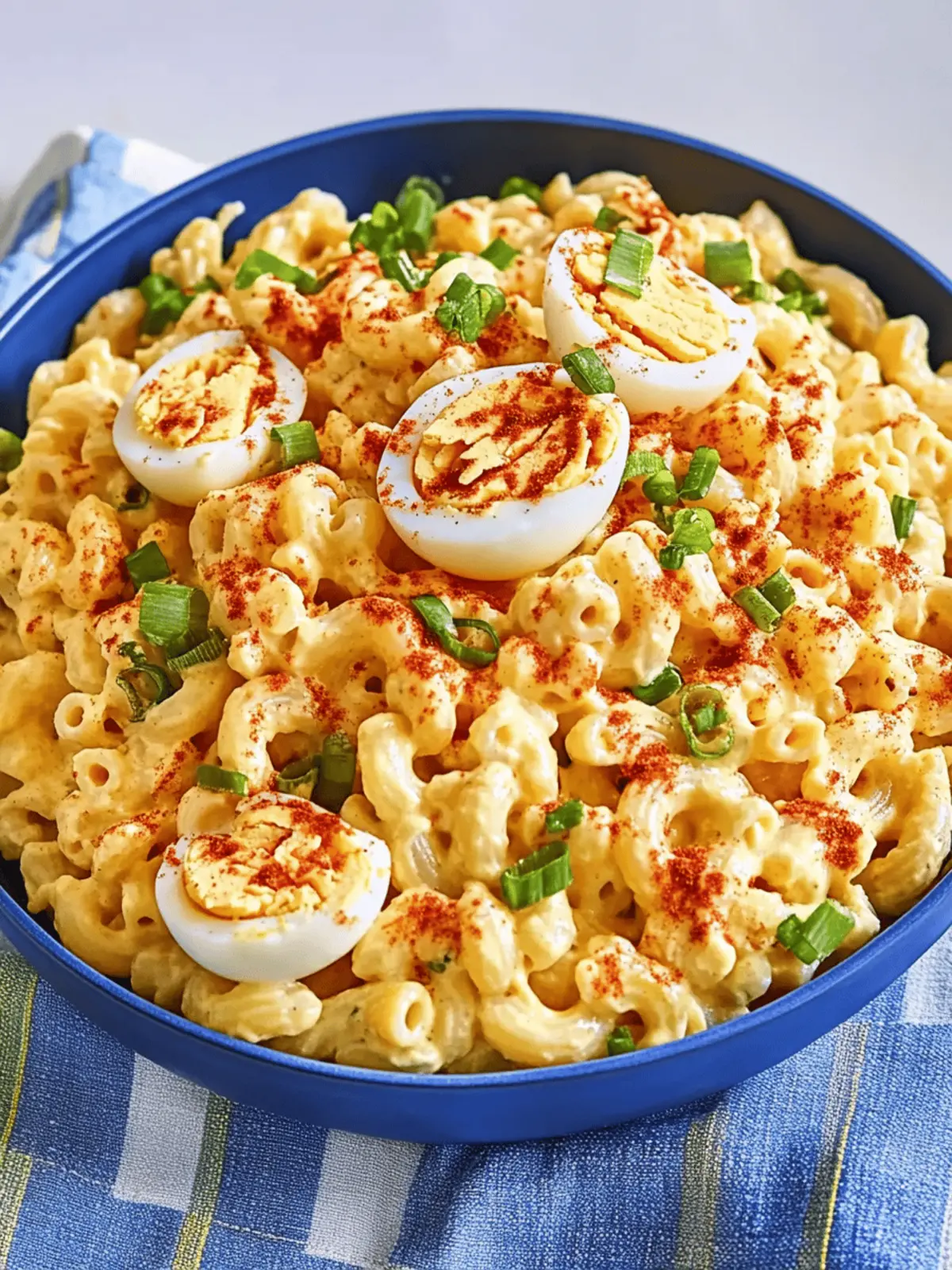 Deviled Egg Macaroni Salad