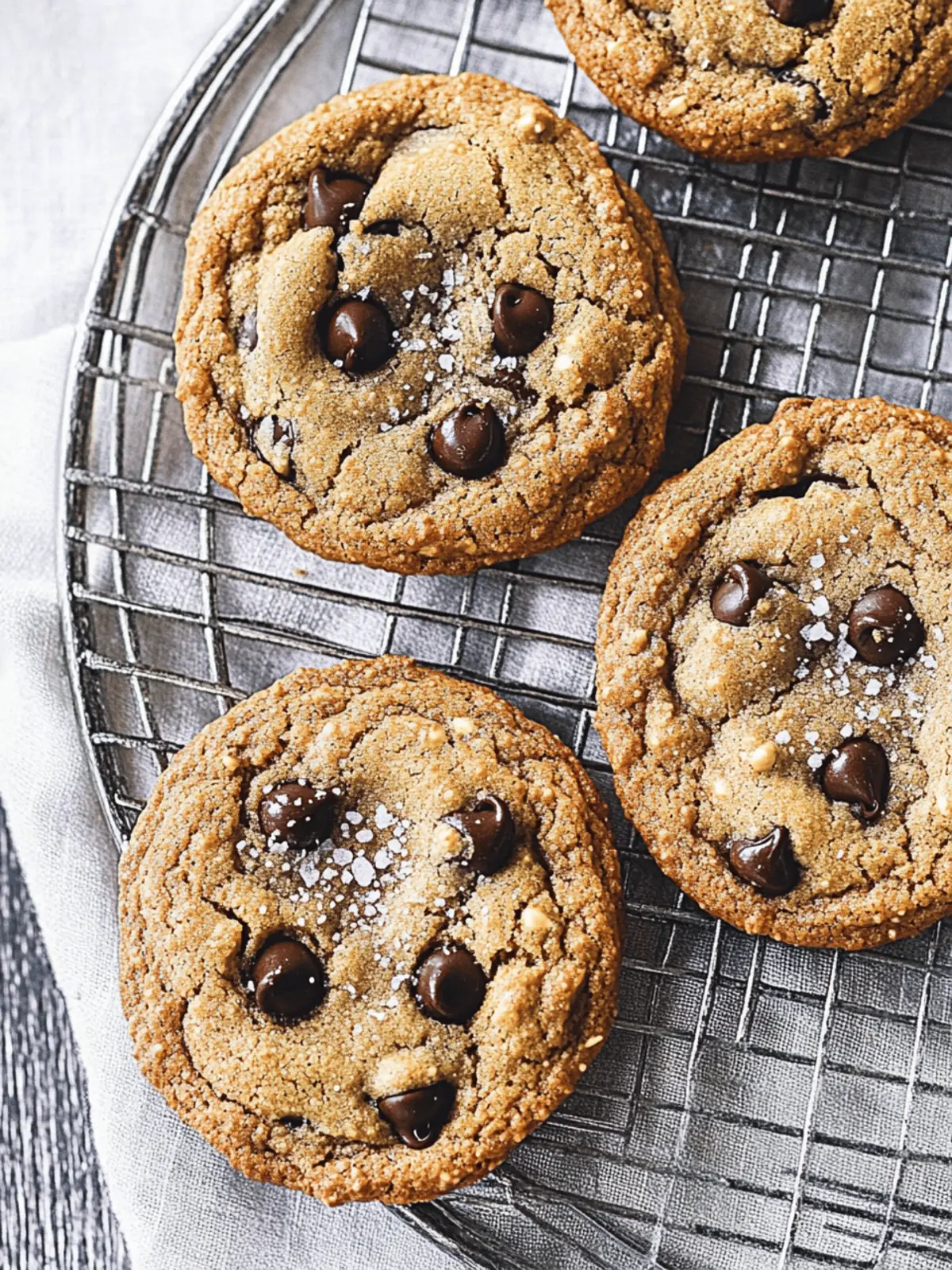 Buckwheat Cardamom Chocolate Chip Cookies