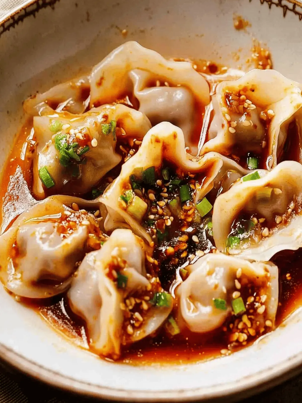 Spicy Wontons in Chilli Sauce – Din Tai Fung!