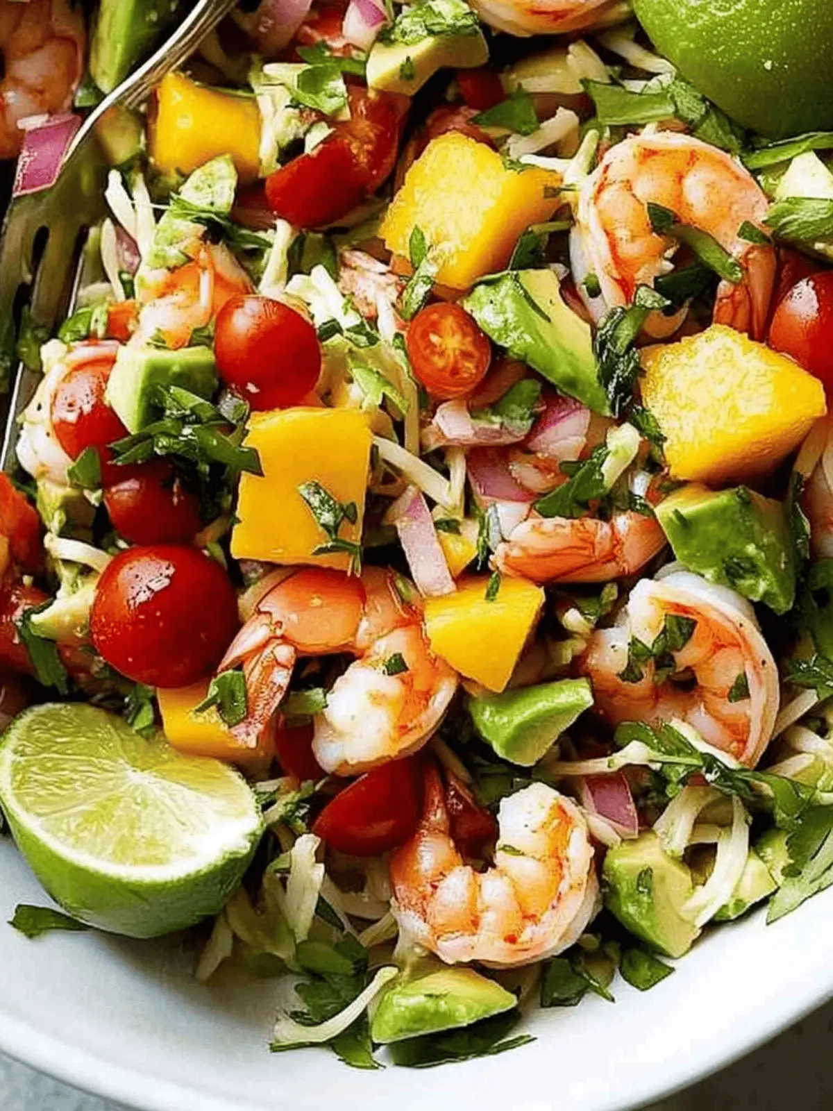 Prawn Mango Avocado Summer Salad