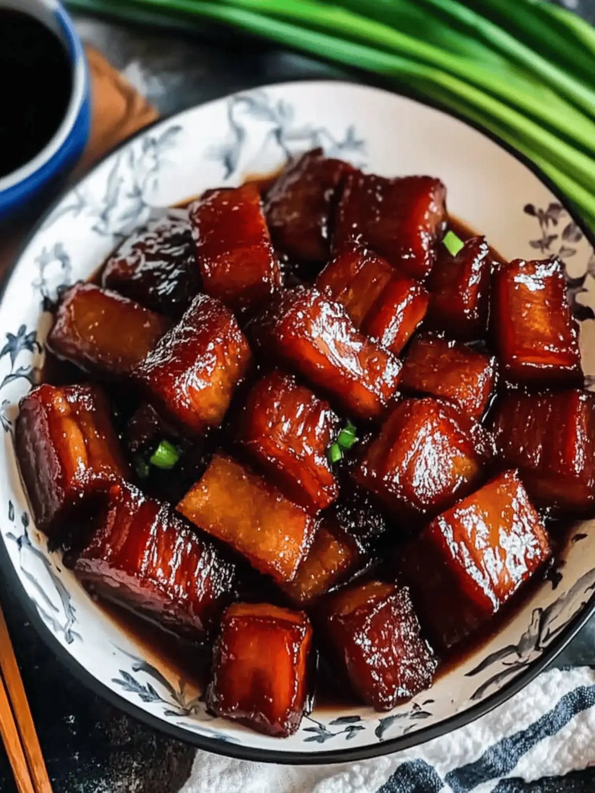 Chinese Braised Pork Belly (Hong Shao Rou)