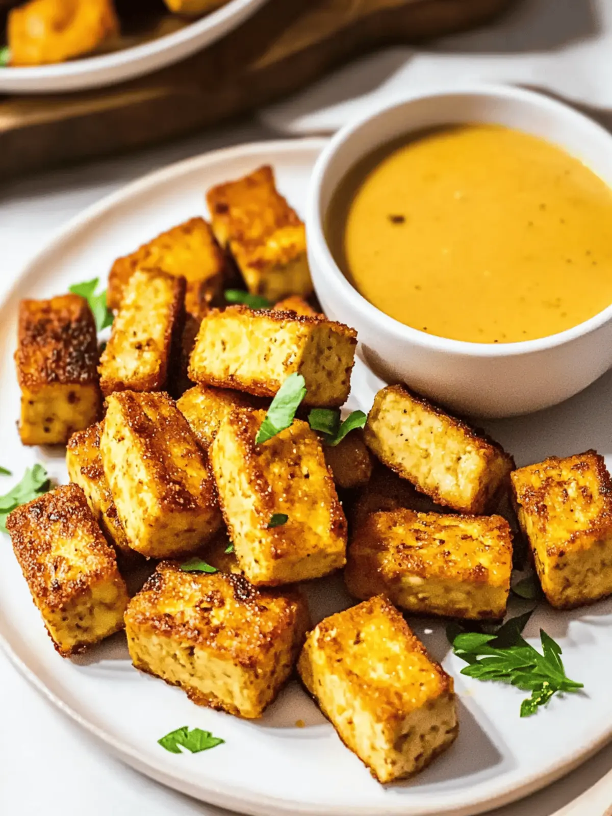 Air-Fried Tofu Nuggets