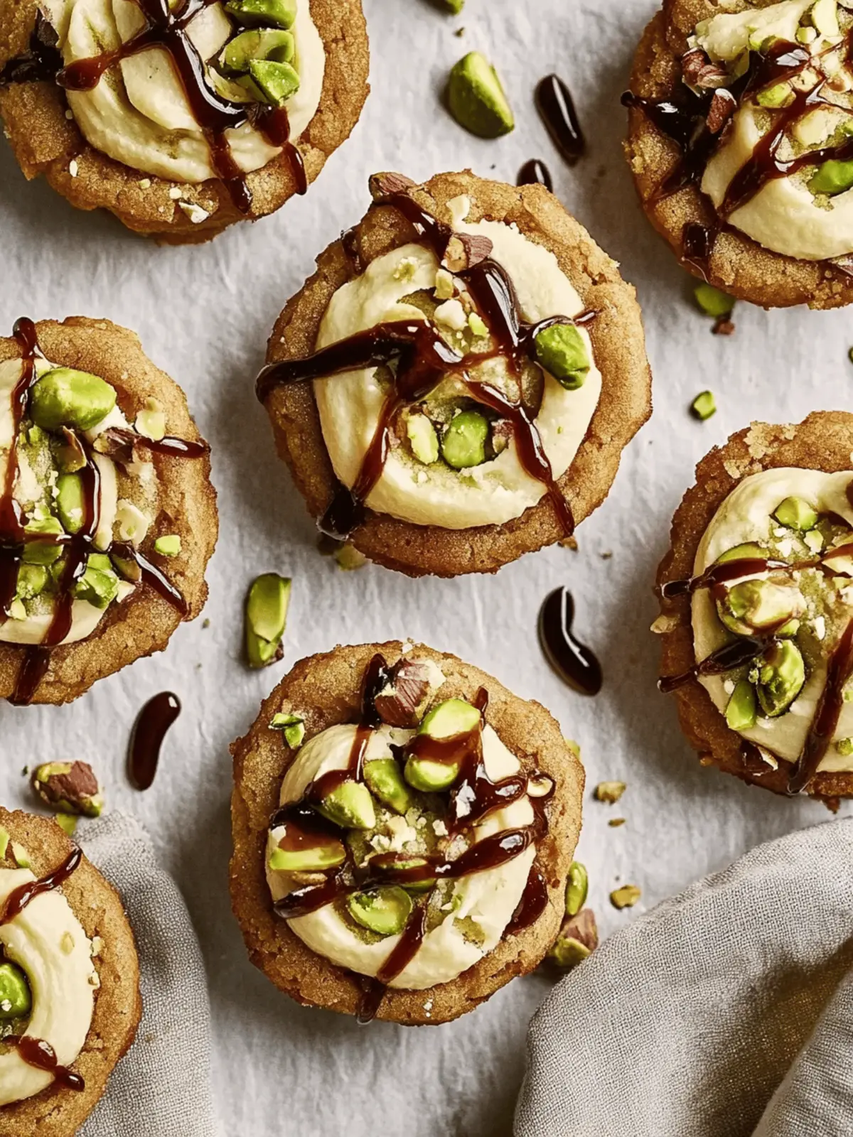 Pistachio Cookie Cups