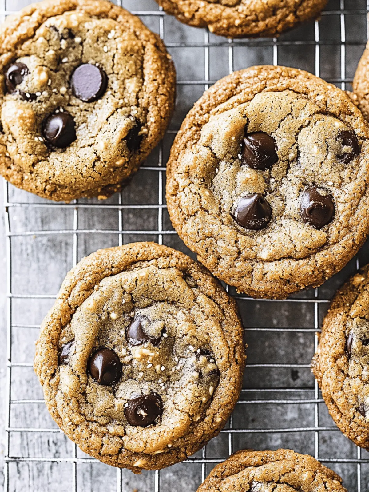 Buckwheat Cardamom Chocolate Chip Cookies