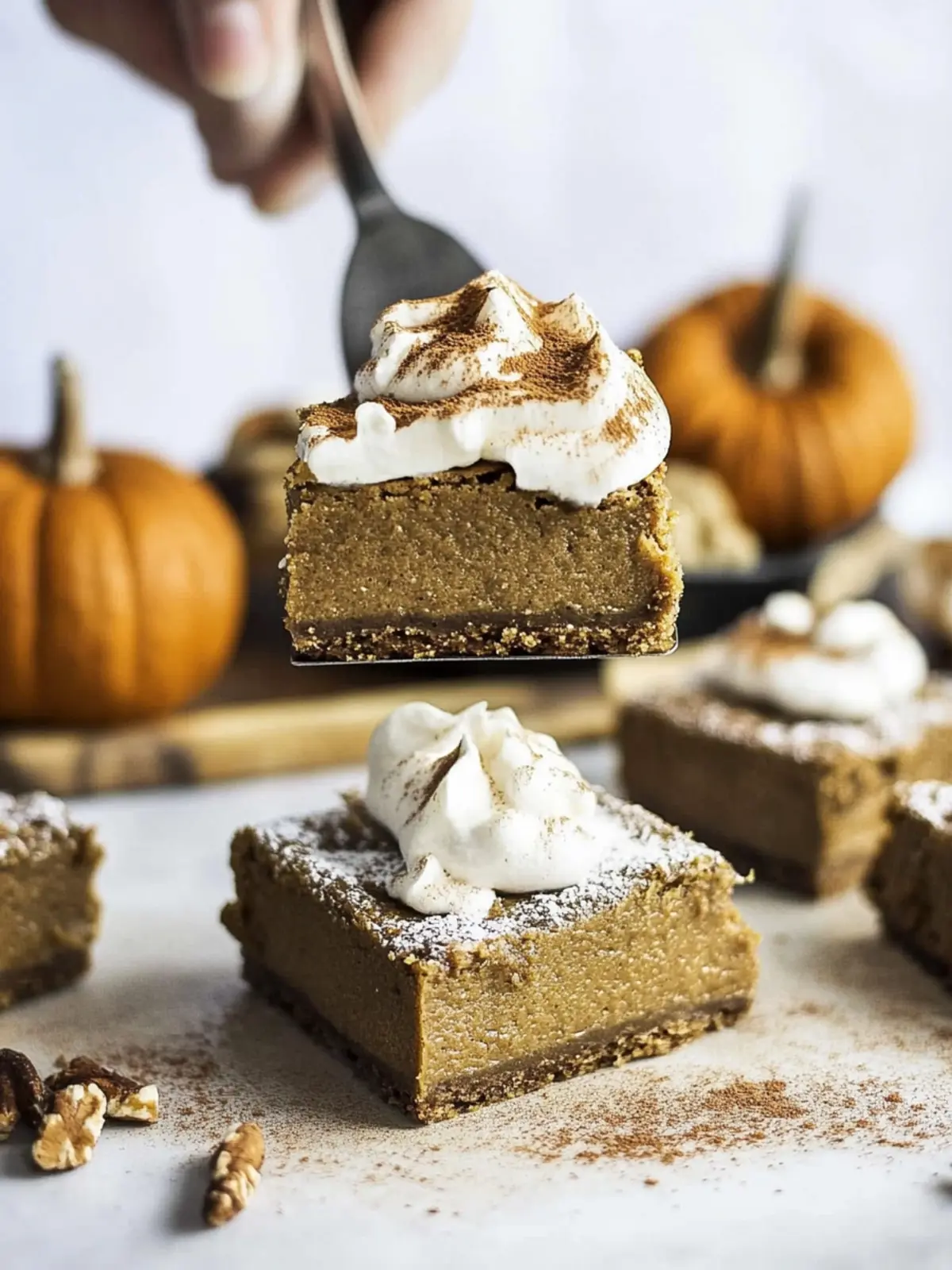 Healthy Pumpkin Pie Bars That’ll Delight Your Holiday Crowd 5 Healthy Pumpkin Pie Bars
