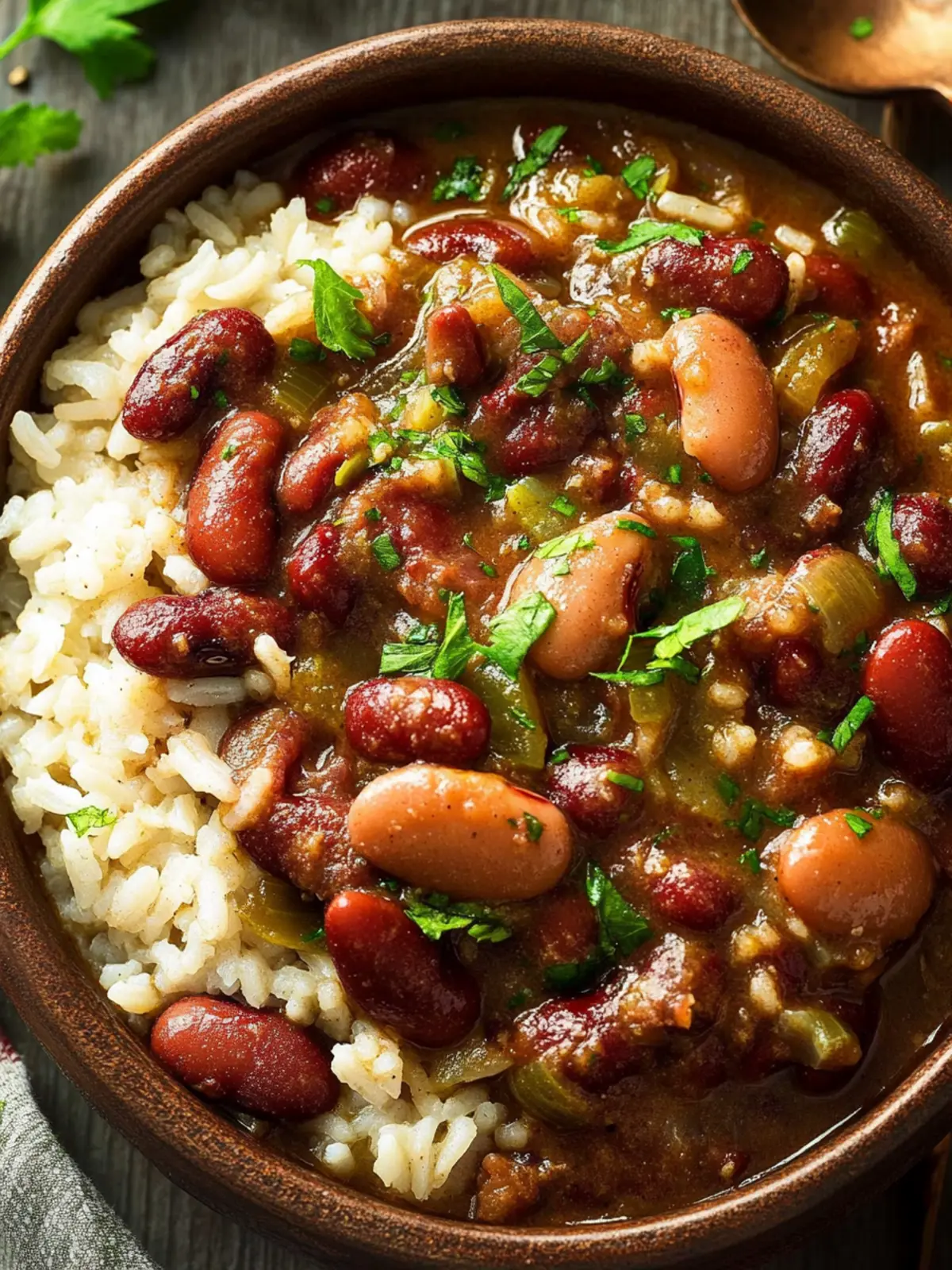 Savor Authentic Louisiana Red Beans and Rice Tonight! 2 Authentic Louisiana Red Beans and Rice
