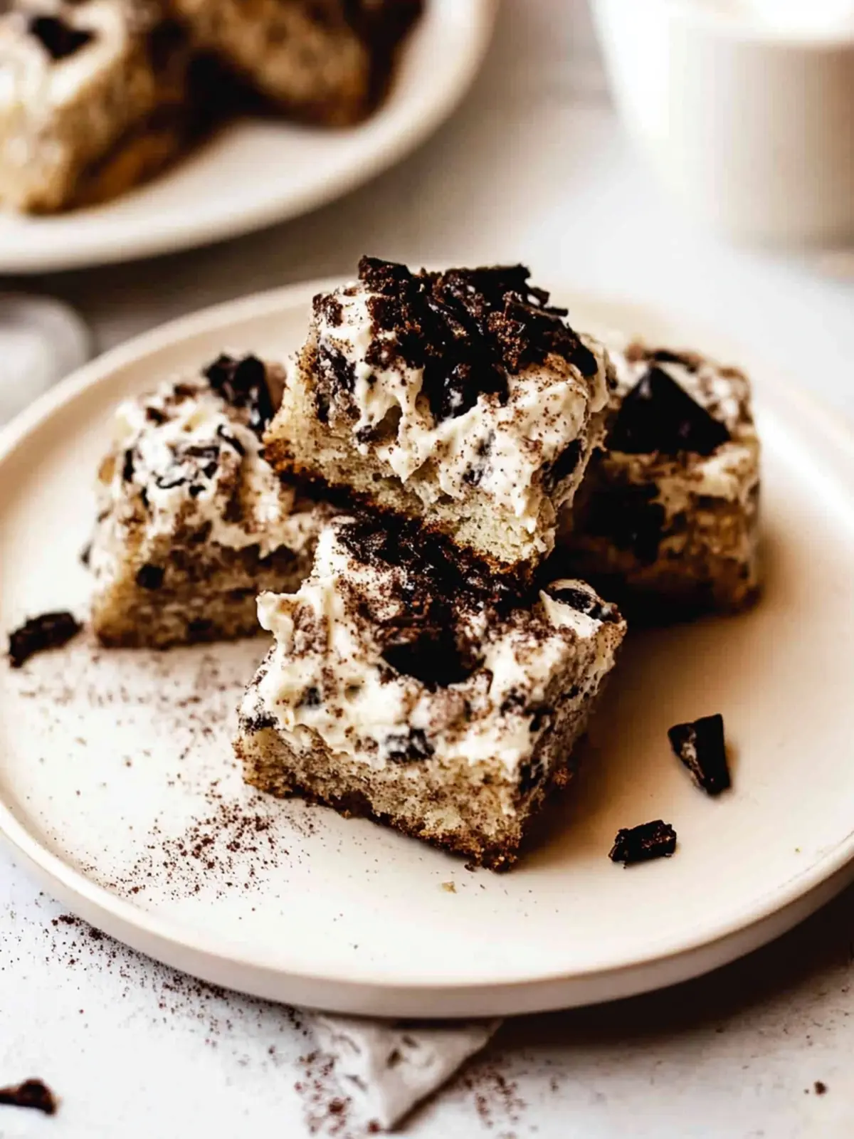 Delicious No Knead Cookies and Cream Cinnamon Rolls Delight 4 Cookies and Cream Cinnamon Rolls - No Knead