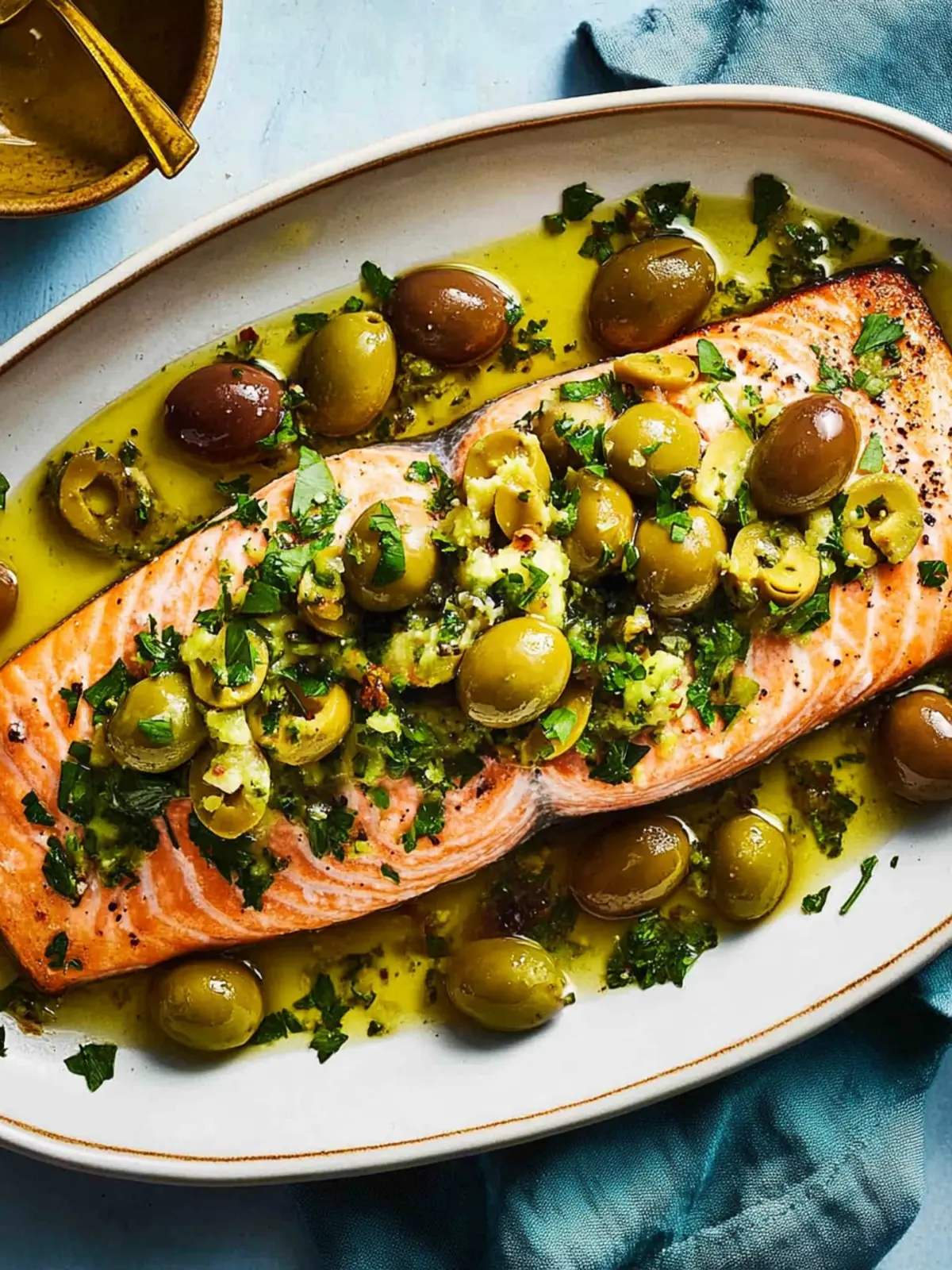 Roast Salmon With Smashed Olives: A Flavorful Delight 5 Roast Salmon With Smashed Olives