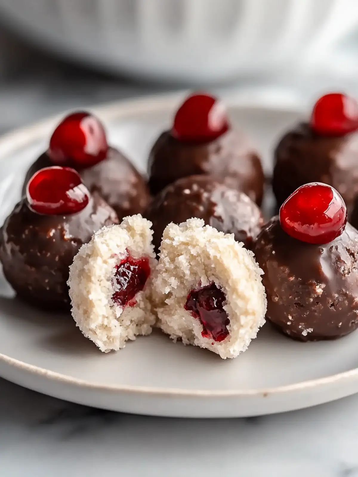 Decadent No-Bake Cherry Bourbon Balls for Holiday Indulgence 3 No-Bake Cherry Bourbon Balls