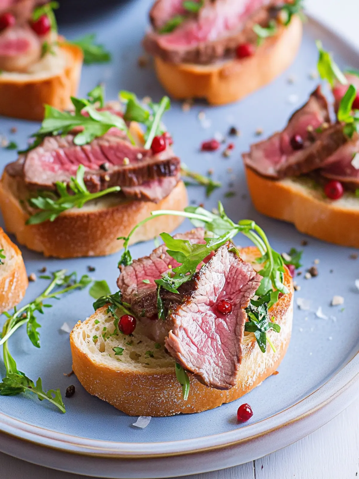 Irresistible Roast Beef Crostini with Savory Horseradish Delight 3 Roast Beef Crostini