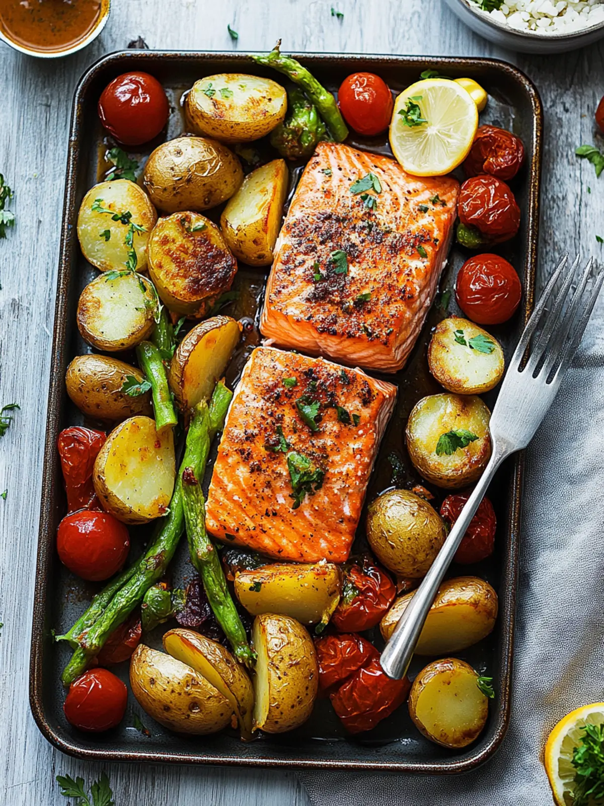 Flavor-Packed Salmon and Potatoes with Veggies for Easy Dinners 3 Salmon and Potatoes With Veggies