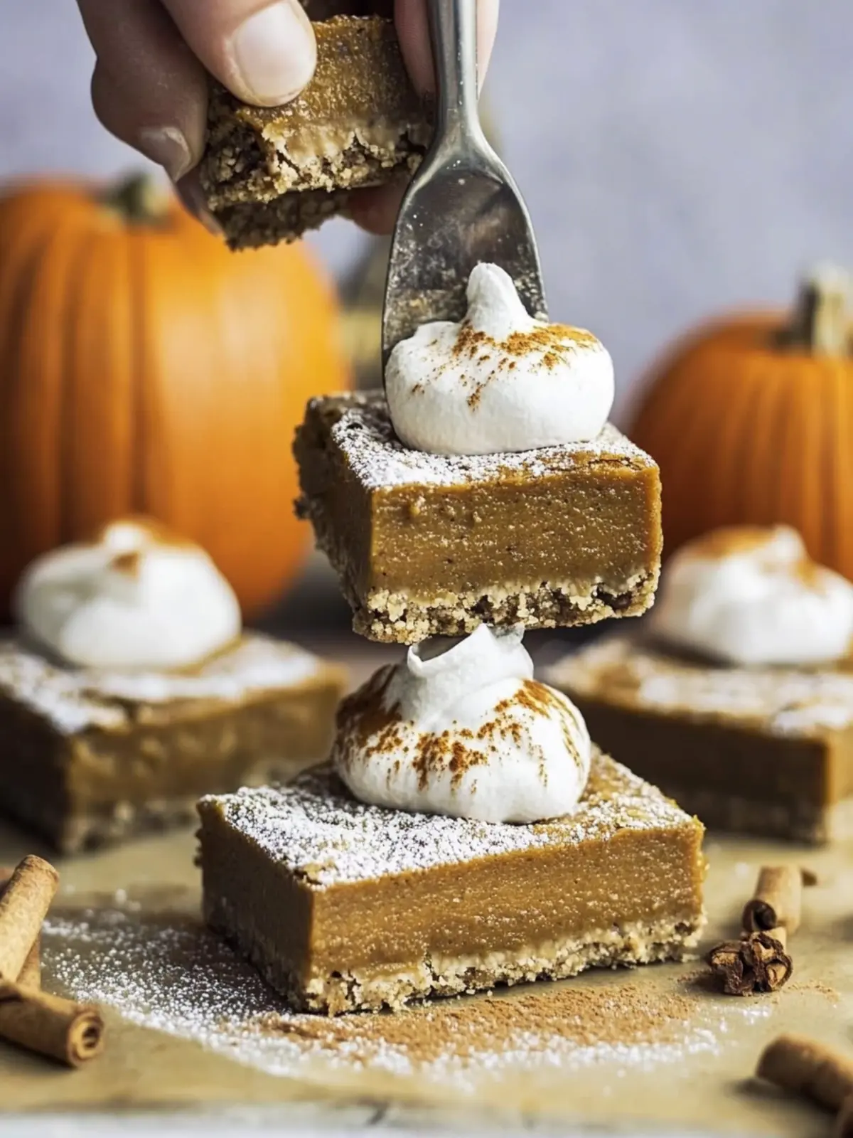 Healthy Pumpkin Pie Bars That’ll Delight Your Holiday Crowd 2 Healthy Pumpkin Pie Bars