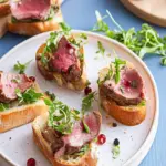 Irresistible Roast Beef Crostini with Savory Horseradish Delight 4 Roast Beef Crostini