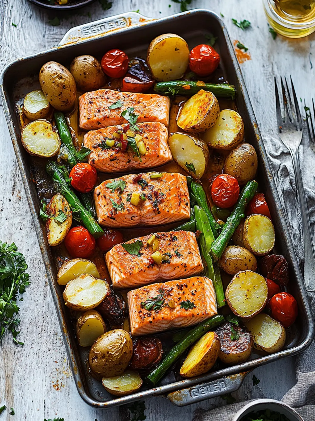 Flavor-Packed Salmon and Potatoes with Veggies for Easy Dinners 4 Salmon and Potatoes With Veggies