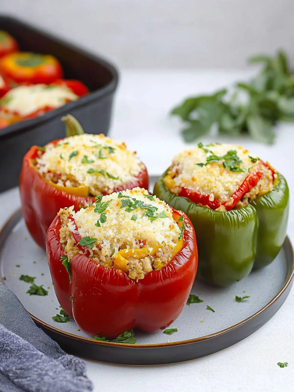 Delicious Turkey Stuffed Bell Peppers for Healthy Nights 4 Turkey Stuffed Bell Peppers