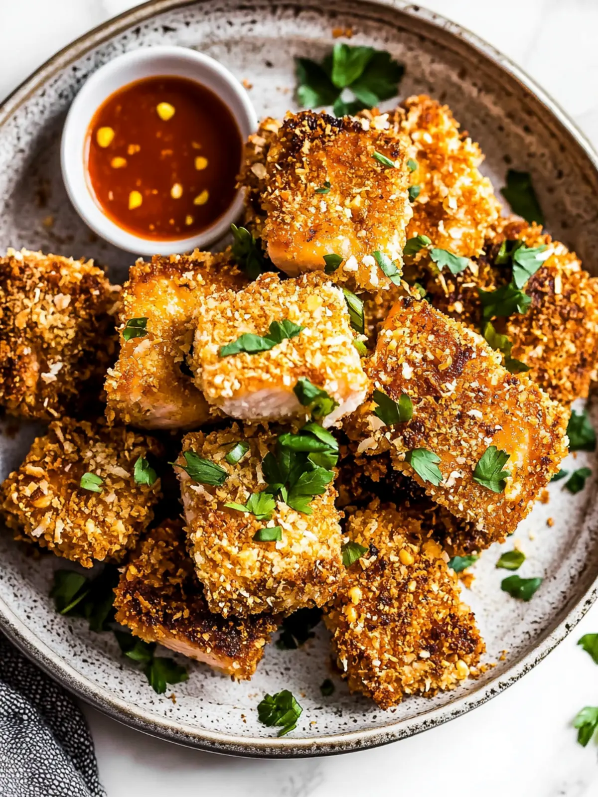 Crispy Coconut Crusted Salmon Bites You Can’t Resist 2 Coconut Crusted Salmon