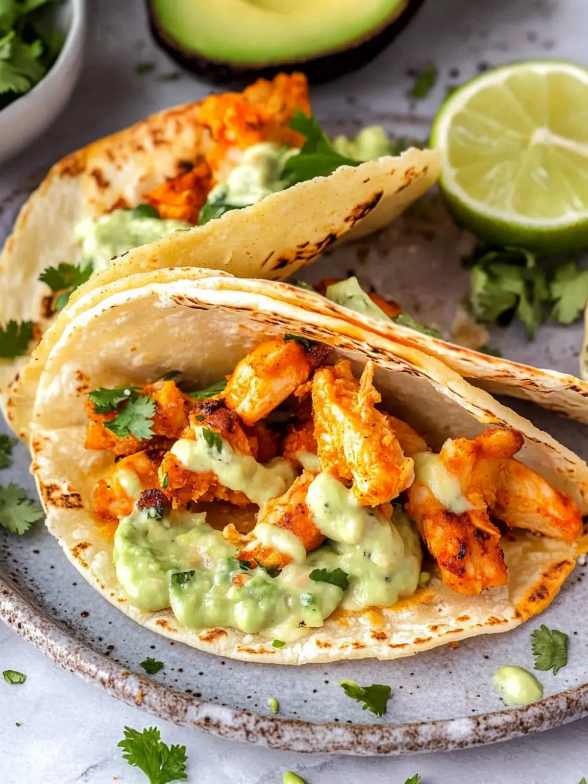 Buffalo Chicken Crispy Tacos with Avocado Crema for Taco Lovers 3 Buffalo Chicken Crispy Tacos with Avocado Crema