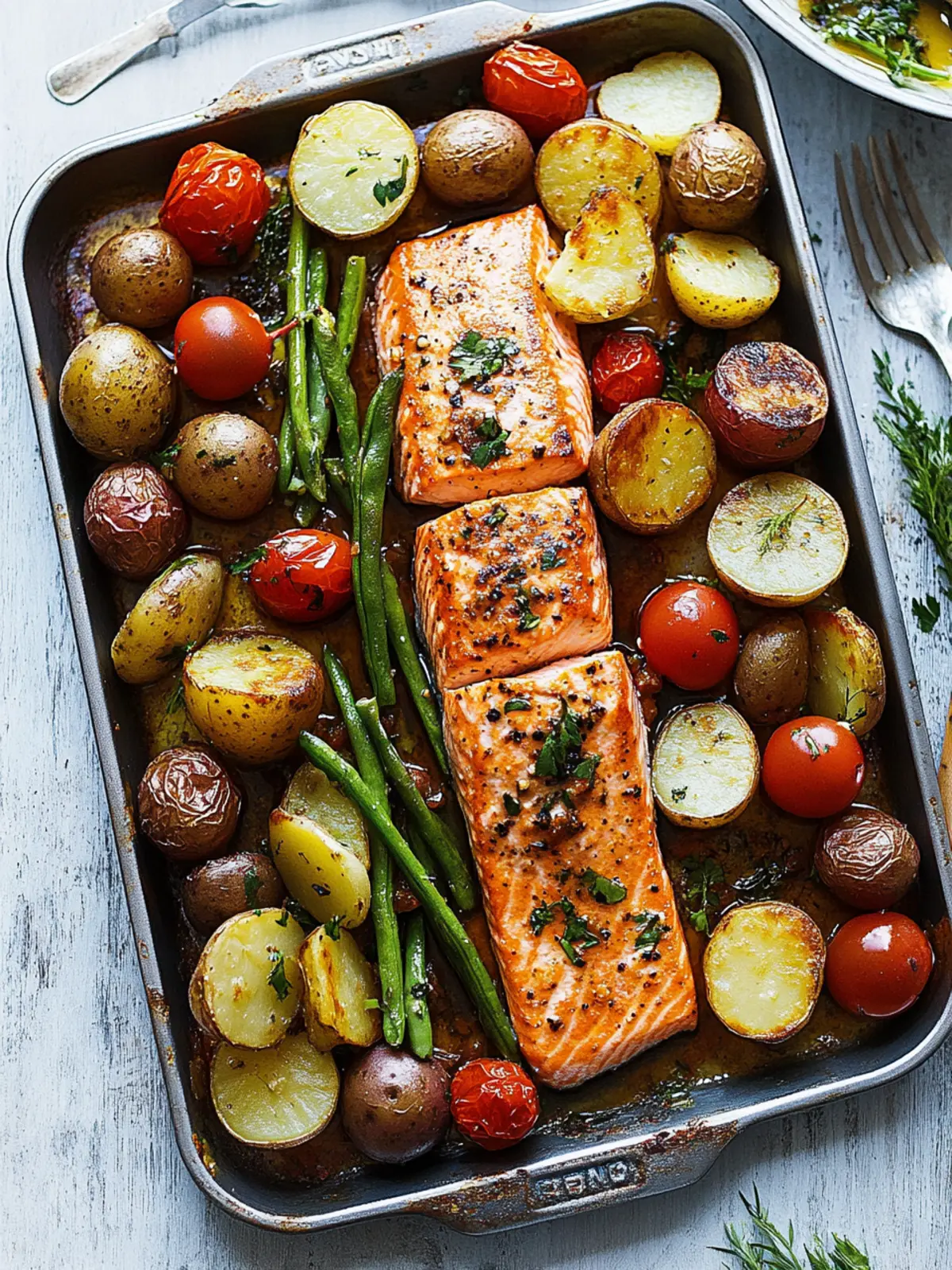 Flavor-Packed Salmon and Potatoes with Veggies for Easy Dinners 2 Salmon and Potatoes With Veggies