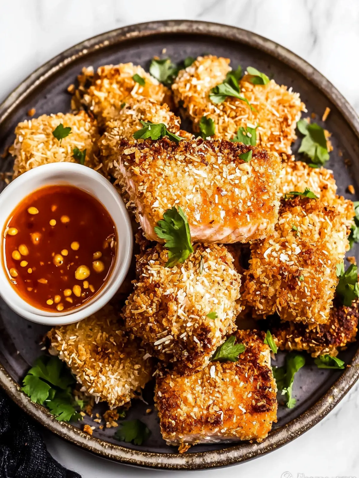 Crispy Coconut Crusted Salmon Bites You Can’t Resist 3 Coconut Crusted Salmon