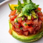 Zesty Spicy Tuna Tartare with Creamy Avocado Delight 10 Spicy Tuna Tartare