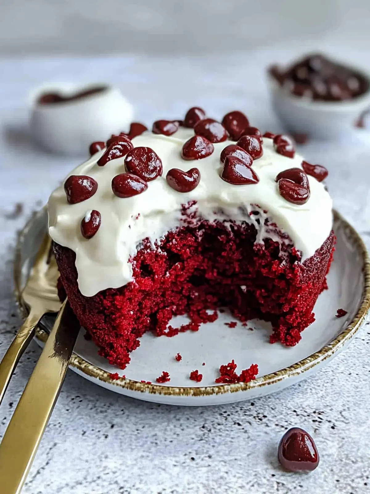 Decadent Healthy Red Velvet Protein Mug Cake in Minutes 3 Healthy Red Velvet Protein Mug Cake