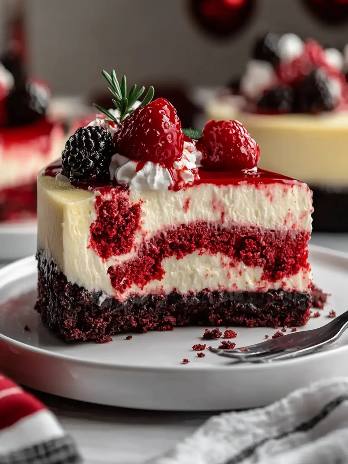 Irresistible Red Velvet Cheesecake for Your Holiday Table 2 Red Velvet Cheesecake