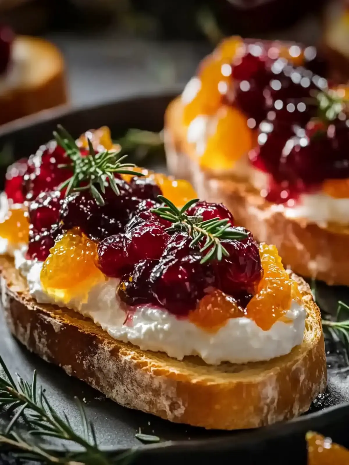 Cranberry and Orange Crostini: Your Festive Holiday Delight 3 Cranberry and Orange Crostini