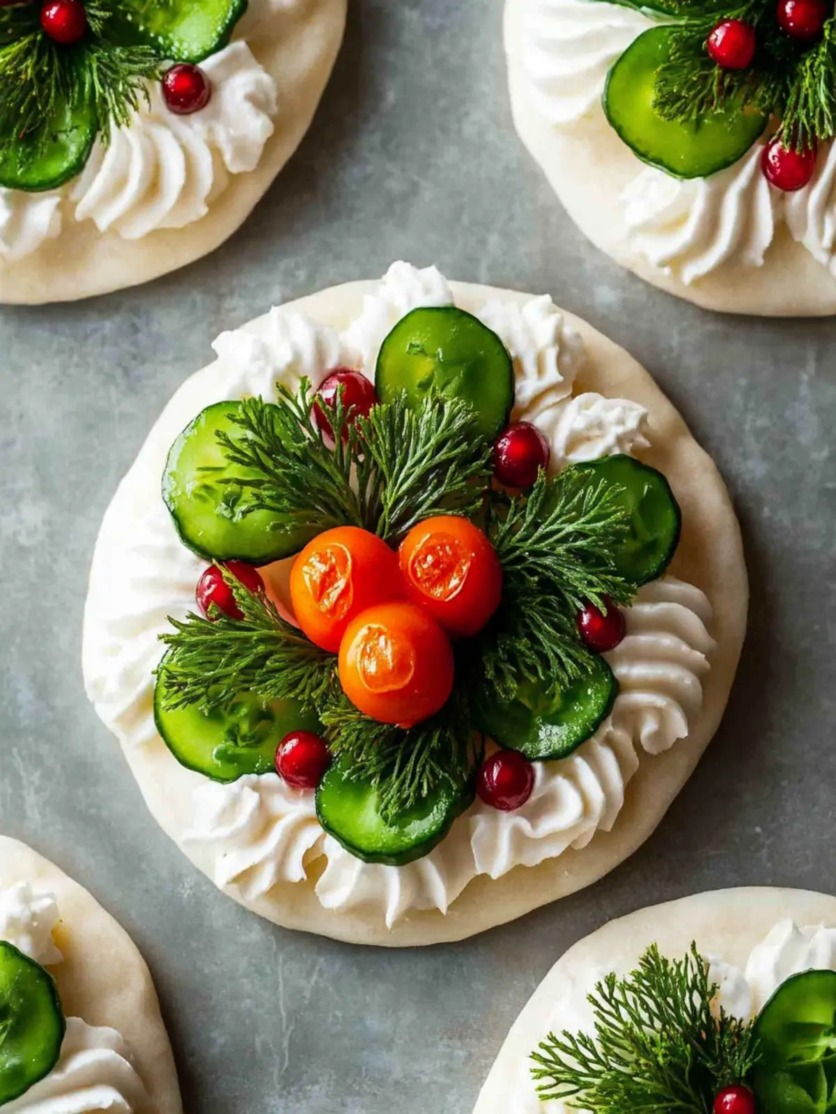 Cute Christmas Wreath Appetizers in 20 Minutes Flat 4 Cute Christmas Wreath Appetizers