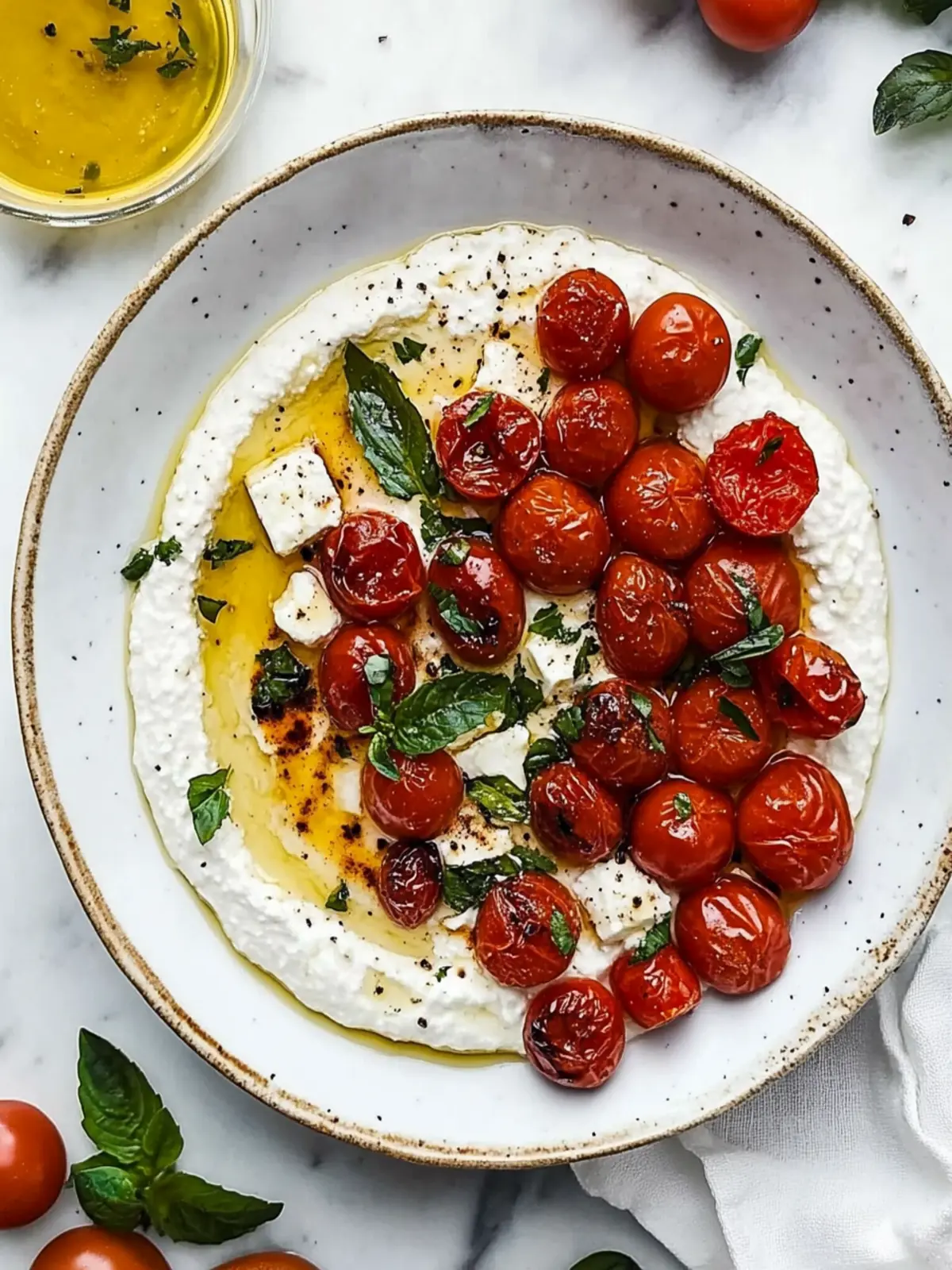 Whipped Feta Dip with Roasted Tomatoes