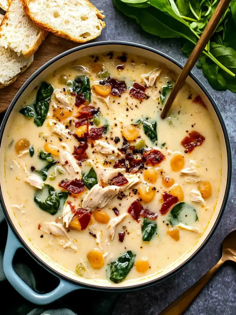 Creamy Tuscan Chicken Soup