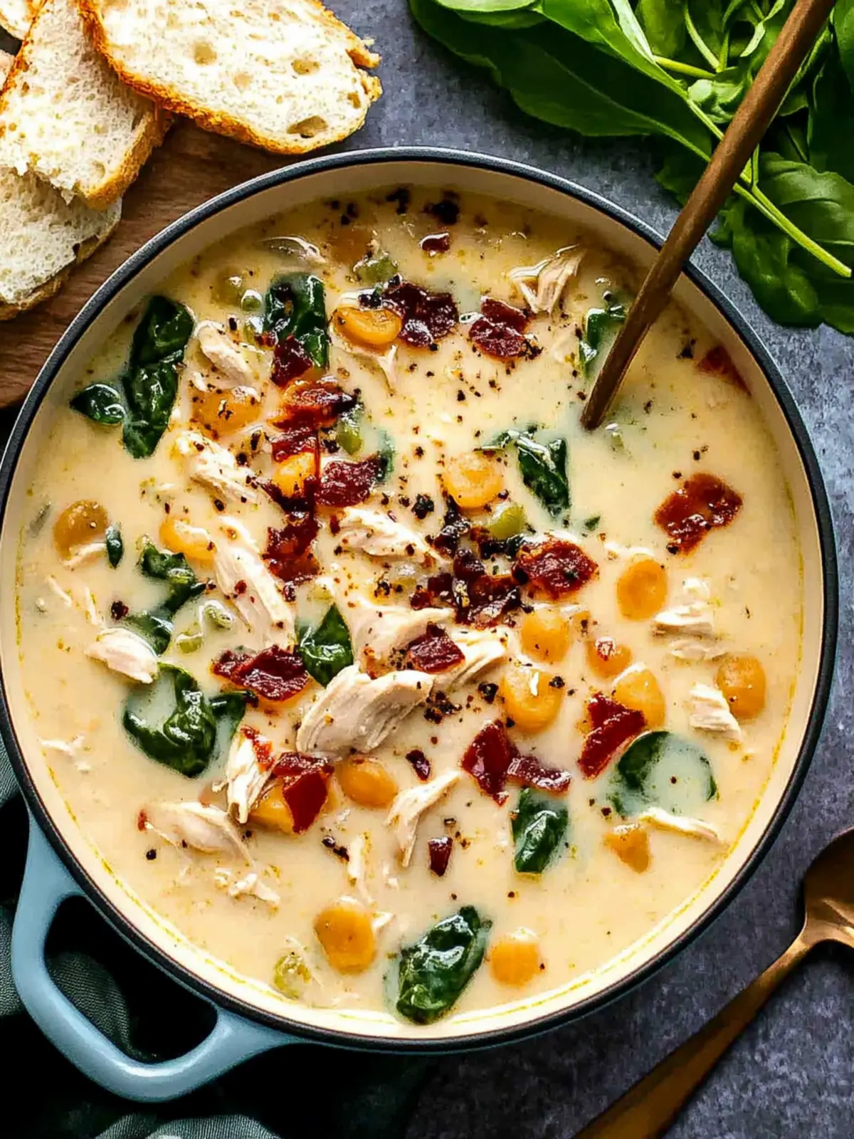 Creamy Tuscan Chicken Soup: Your Cozy 30-Minute Meal 5 Creamy Tuscan Chicken Soup