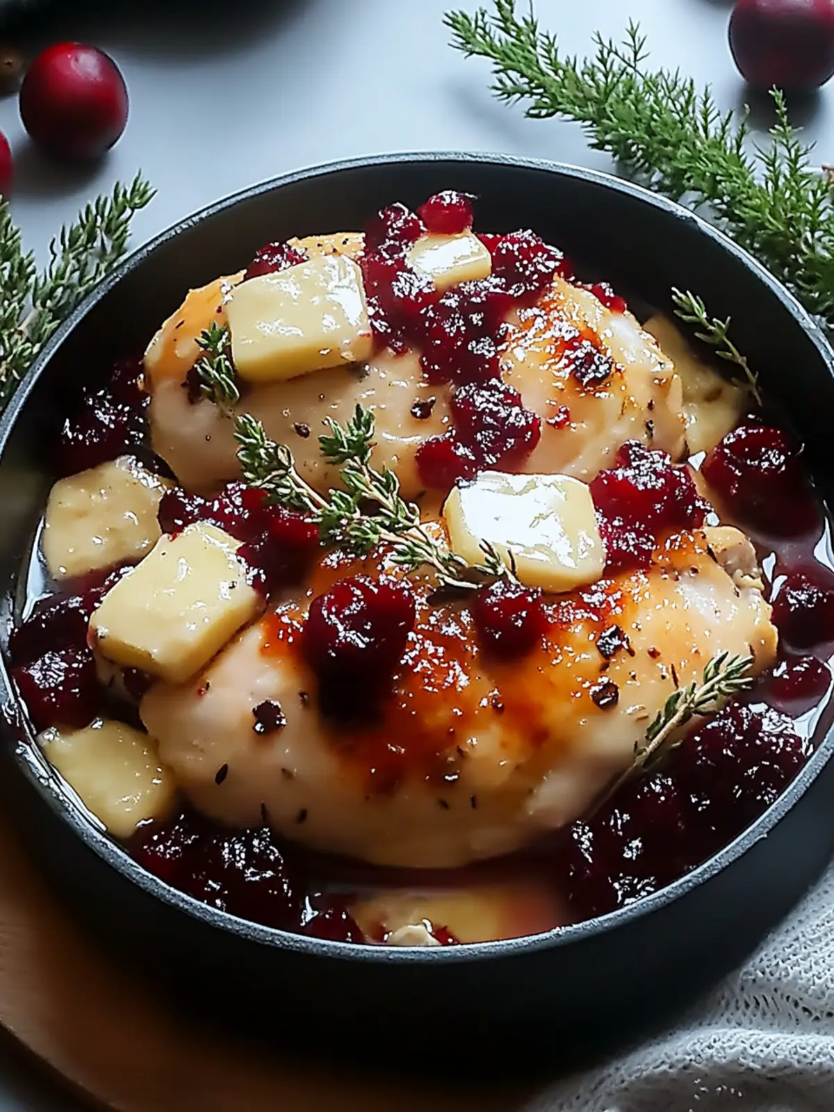 Cranberry Brie Stuffed Chicken: A Flavorful Showstopper Dinner 3 Cranberry Brie Stuffed Chicken
