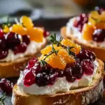 Cranberry and Orange Crostini: Your Festive Holiday Delight 3 Cranberry and Orange Crostini