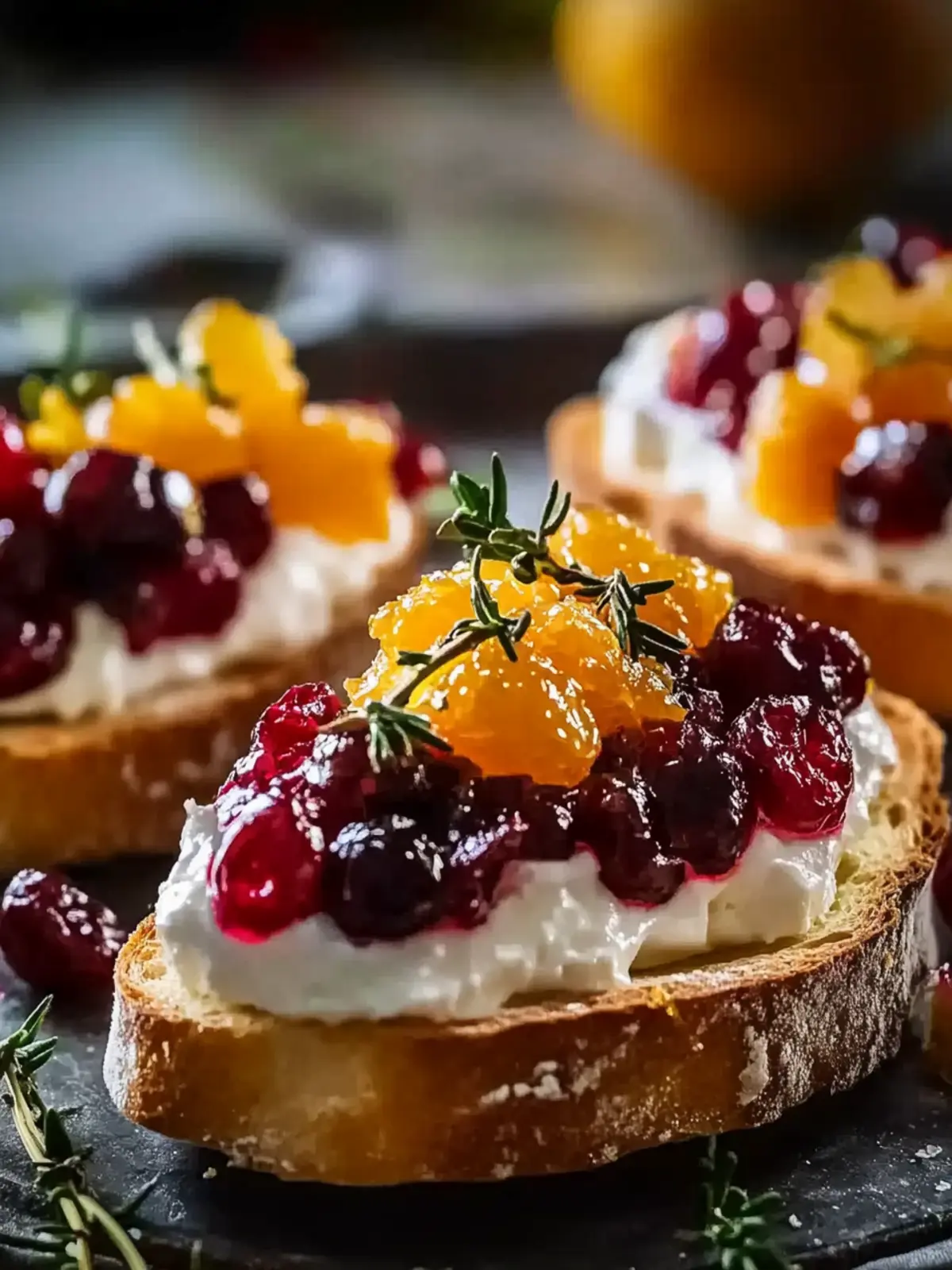Cranberry and Orange Crostini: Your Festive Holiday Delight 5 Cranberry and Orange Crostini