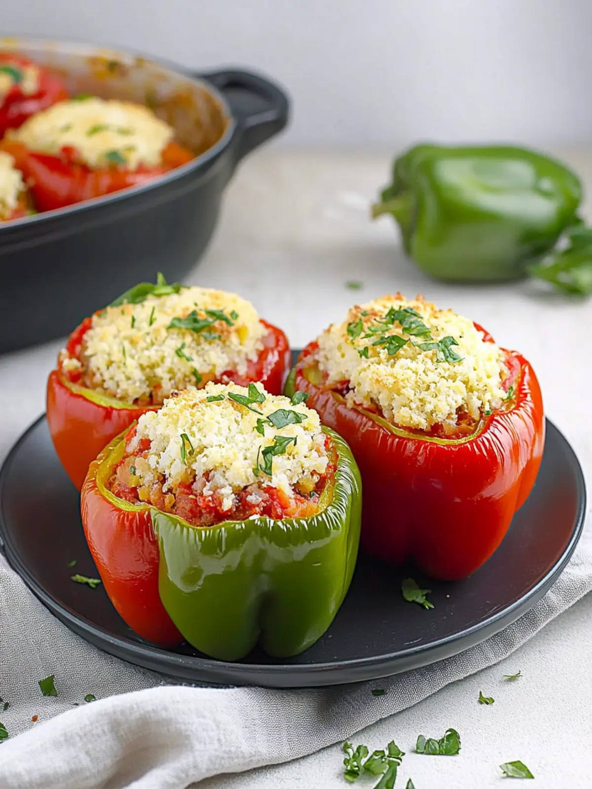 Delicious Turkey Stuffed Bell Peppers for Healthy Nights 2 Turkey Stuffed Bell Peppers