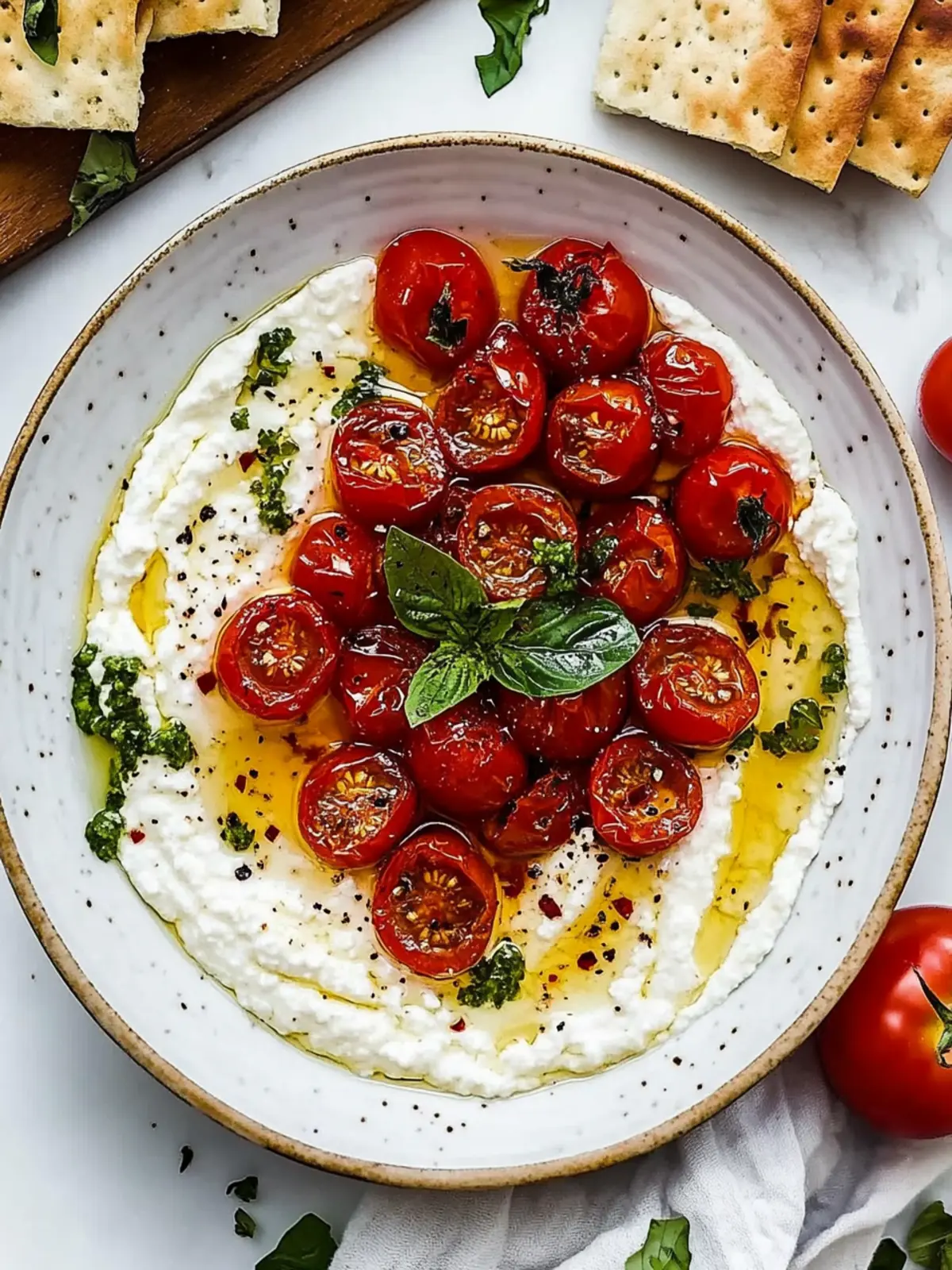 Whipped Feta Dip with Roasted Tomatoes