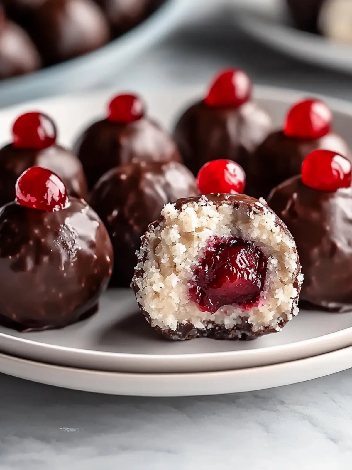 Decadent No-Bake Cherry Bourbon Balls for Holiday Indulgence 2 No-Bake Cherry Bourbon Balls