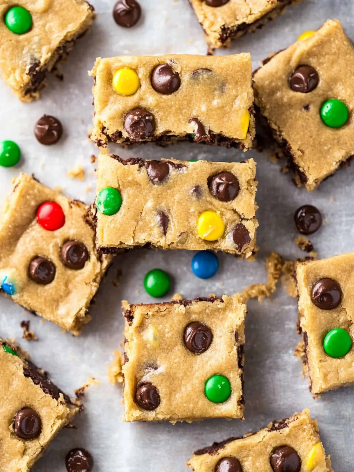 Easy No-Bake Monster Protein Cookie Dough Bars You’ll Love 3 Easy No-Bake Monster Protein Cookie Dough Bars