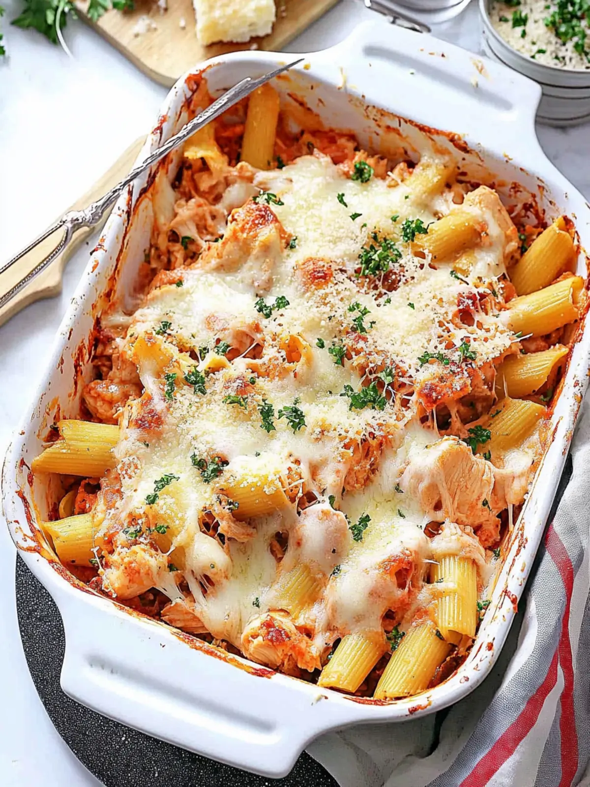 Delicious Parmesan Chicken Casserole: A Family Favorite! 4 Parmesan Chicken Casserole