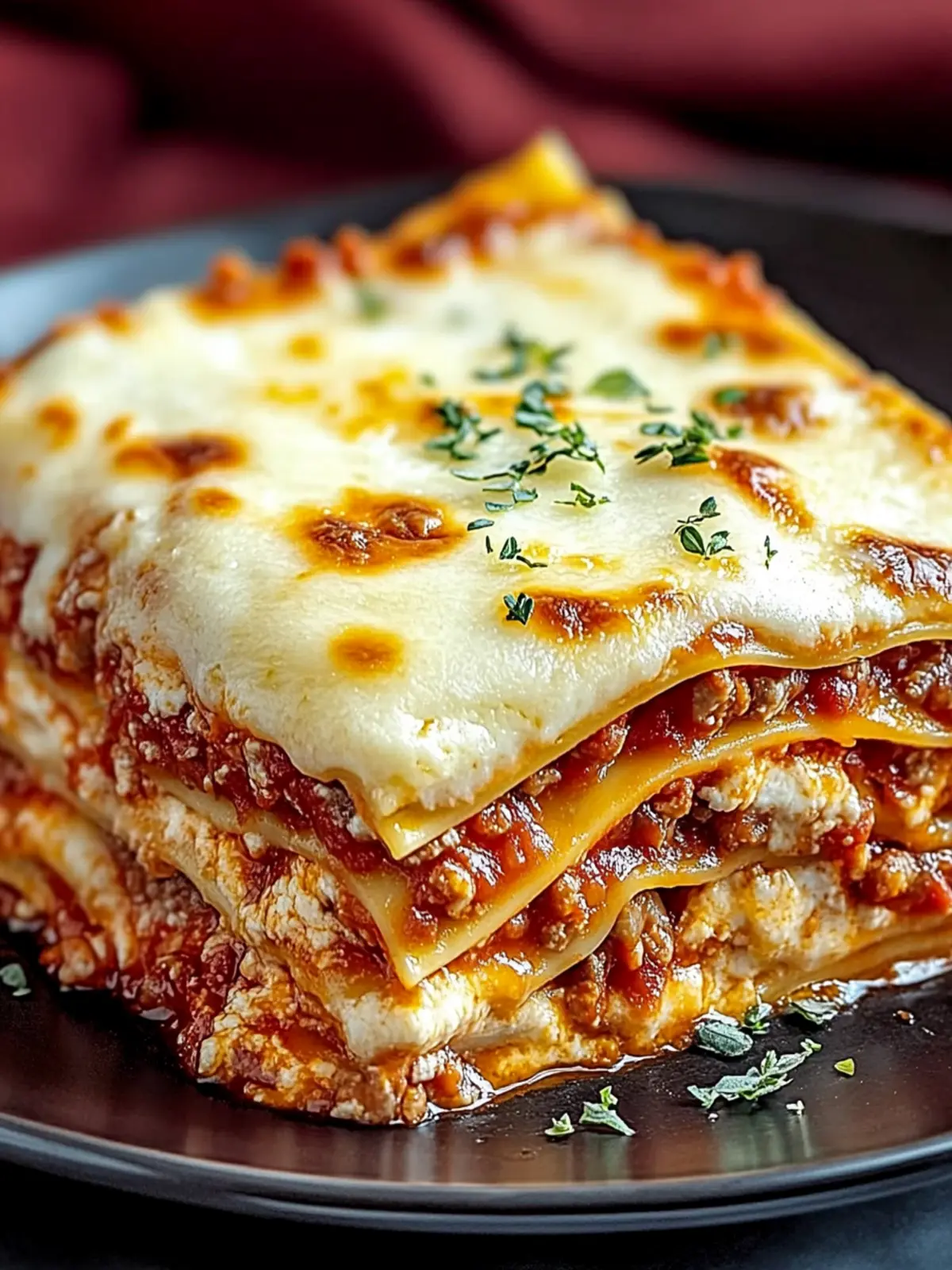 Ultimate Italian Lasagna: Creamy Comfort for Family Feasts 4 Italian Lasagna