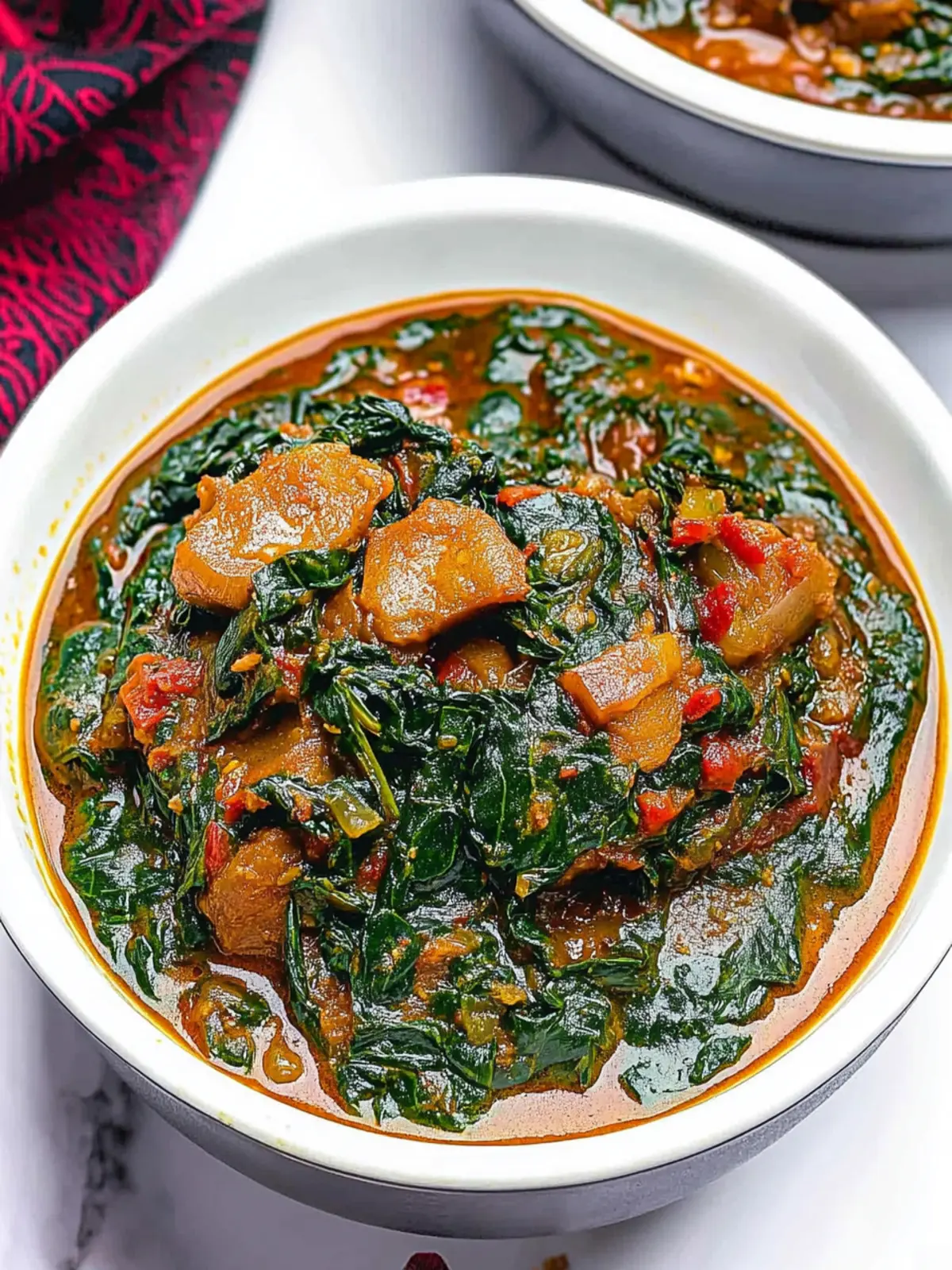 Efo Riro - Nourishing Nigerian Spinach Stew for All Diets 3 Efo Riro - Nigerian Spinach Stew