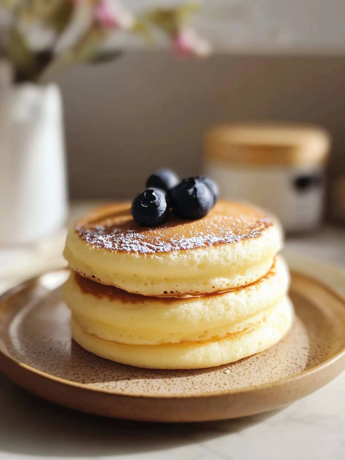 Fluffy Japanese Soufflé Pancakes that Melt in Your Mouth 2 Japanese Soufflé Pancakes