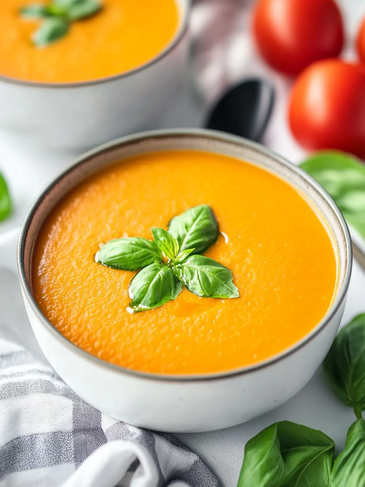 Delicious Roasted Tomato Basil Soup for Ultimate Comfort 4 Roasted Tomato Basil Soup