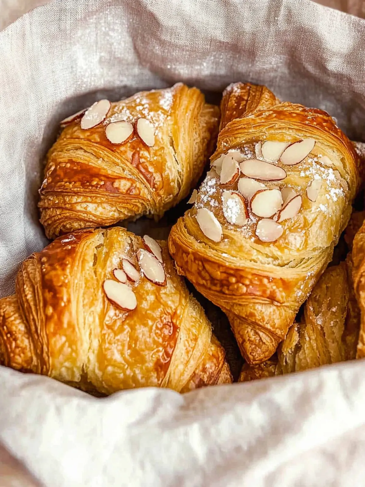 Easy French Almond Croissants Made with Leftover Croissants 3 Easy French Almond Croissants
