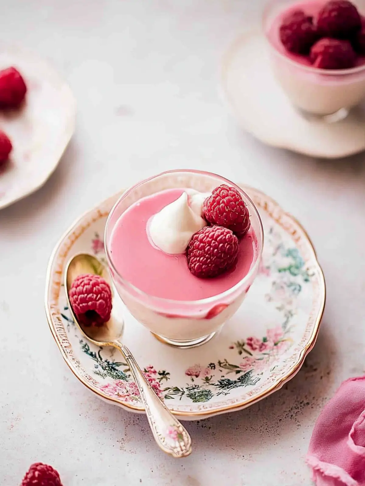 Decadent Raspberry Posset: Easy 4-Ingredient Delight 3 Raspberry Posset