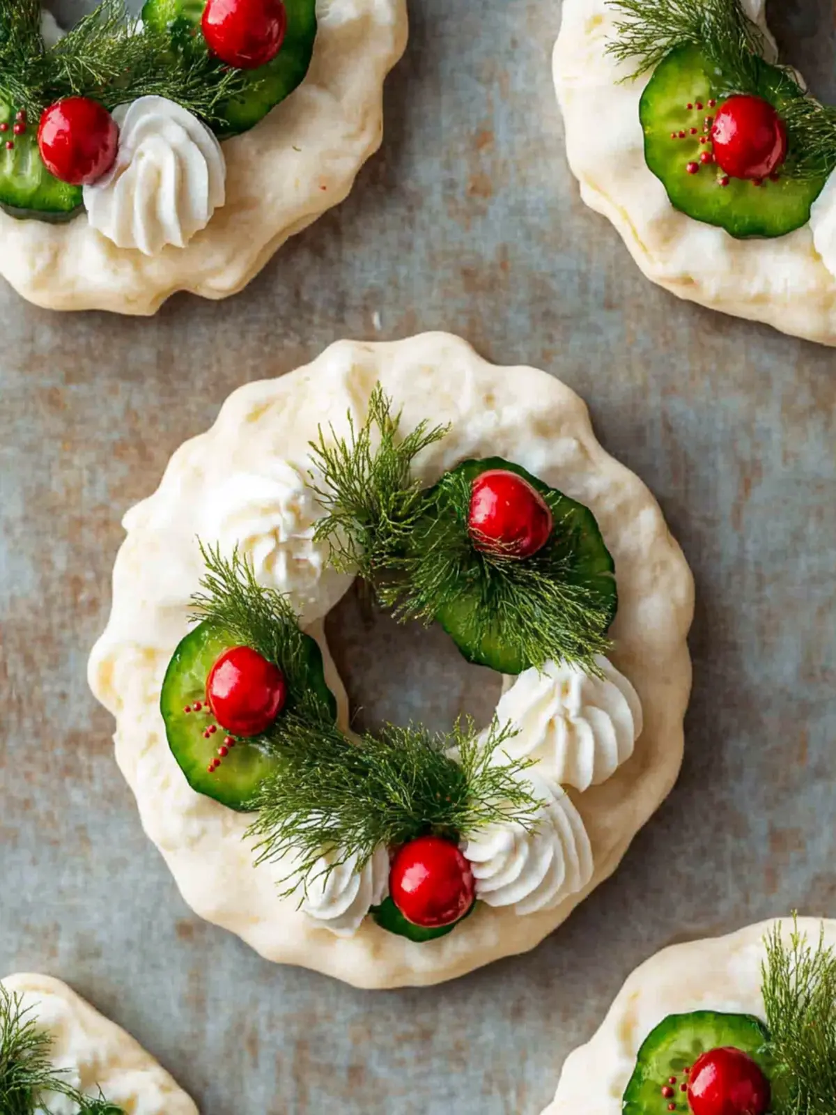 Cute Christmas Wreath Appetizers in 20 Minutes Flat 3 Cute Christmas Wreath Appetizers