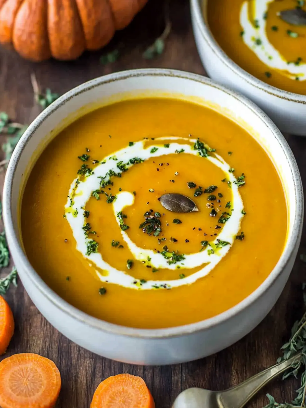 Creamy Pumpkin Carrot Soup for Cozy Autumn Nights 3 Pumpkin Carrot Soup