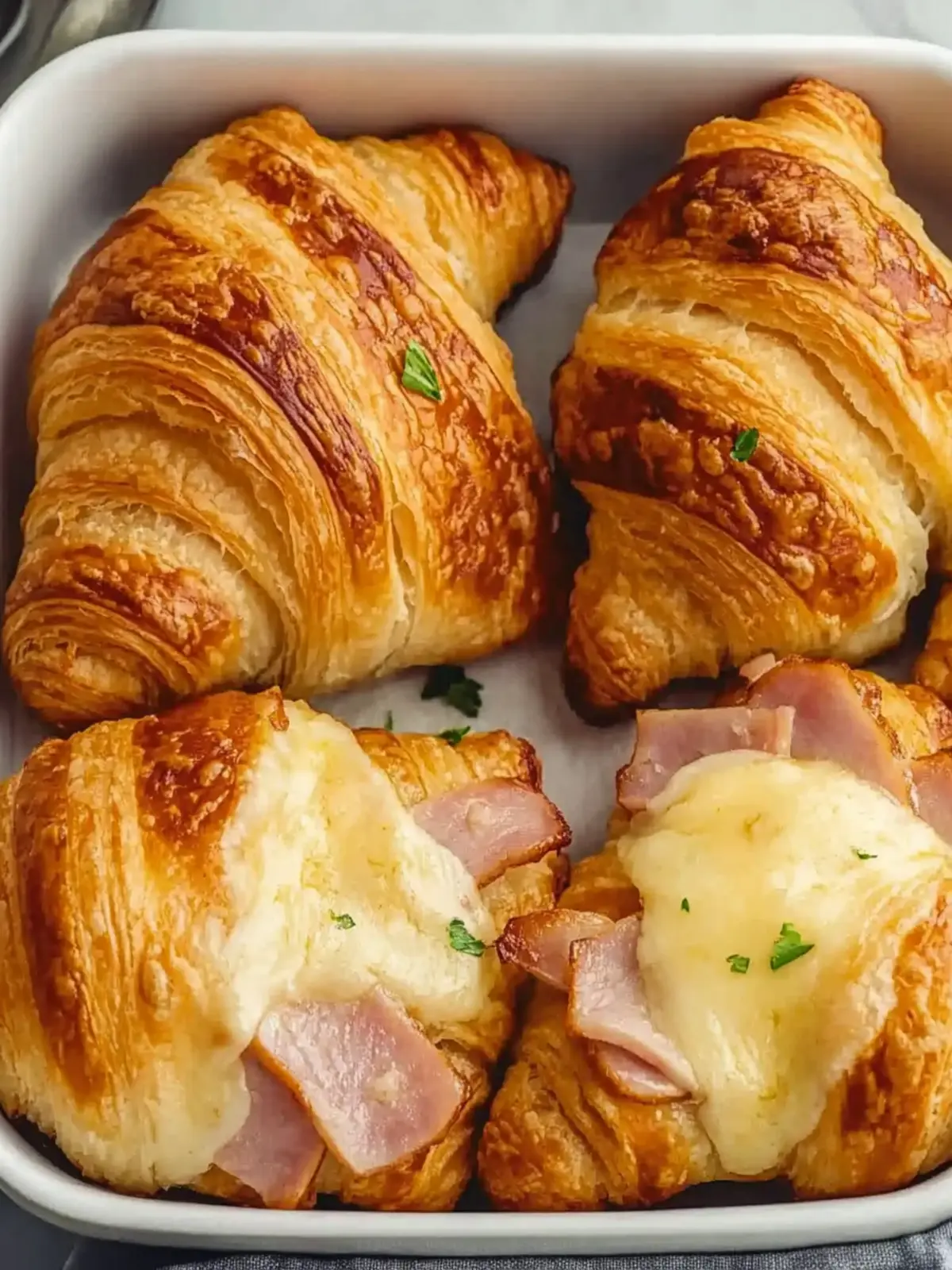Baked Ham and Cheese Croissants That Elevate Your Brunch Game 2 Baked Ham and Cheese Croissants