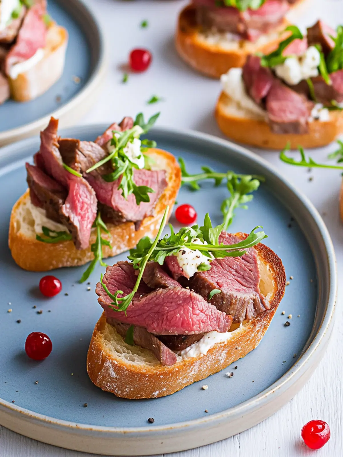 Irresistible Roast Beef Crostini with Savory Horseradish Delight 2 Roast Beef Crostini
