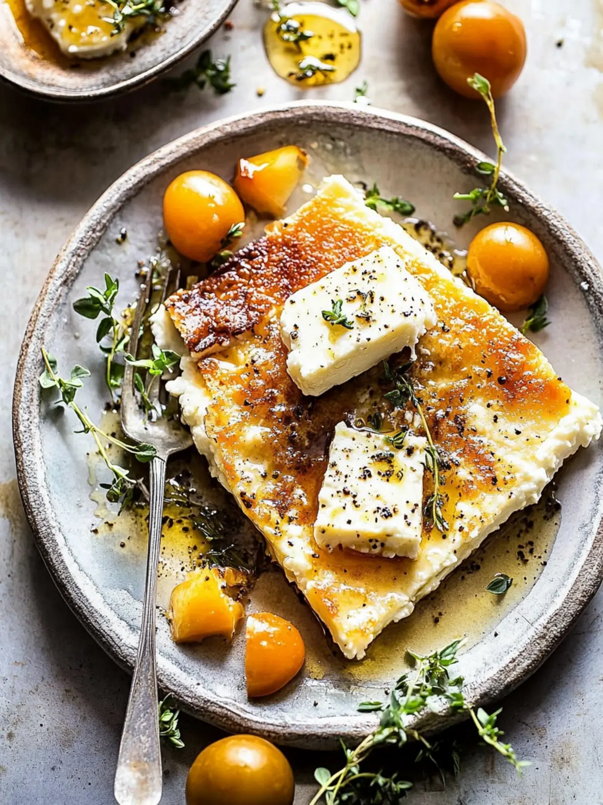 Pan-Fried Feta with Peppered Honey